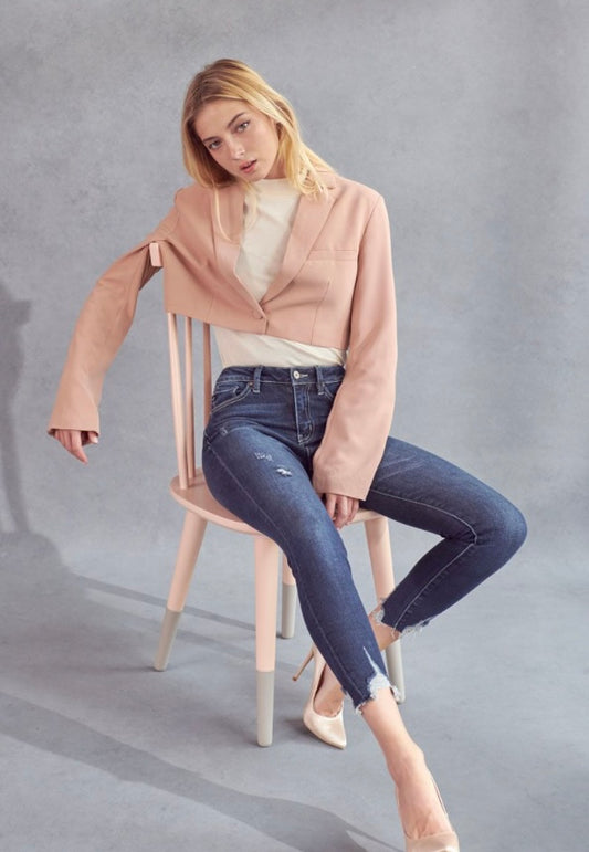 Mid Rise Denim Pant