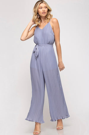 Pleated Jumpsuit