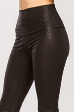 Load image into Gallery viewer, Embossed Snake Skin Legging
