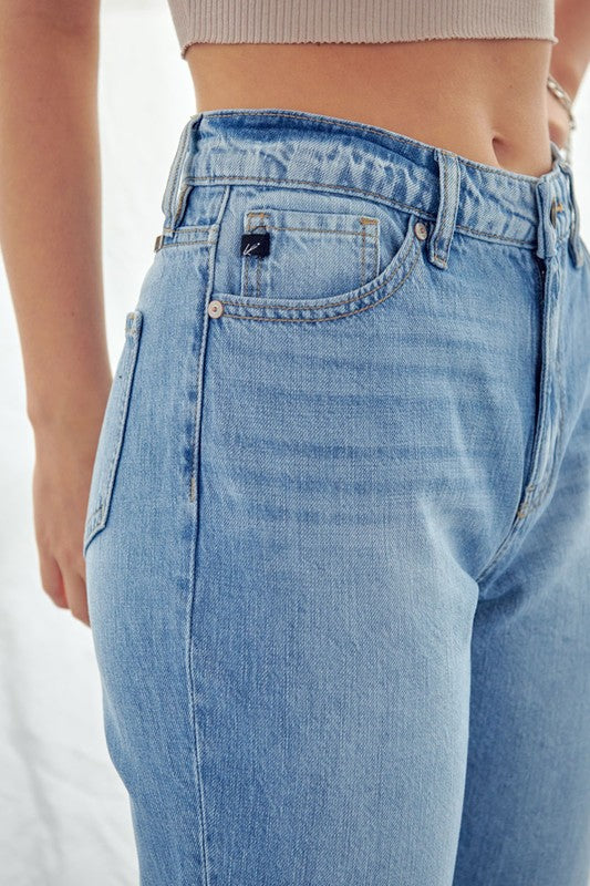 Distressed Mom Jeans