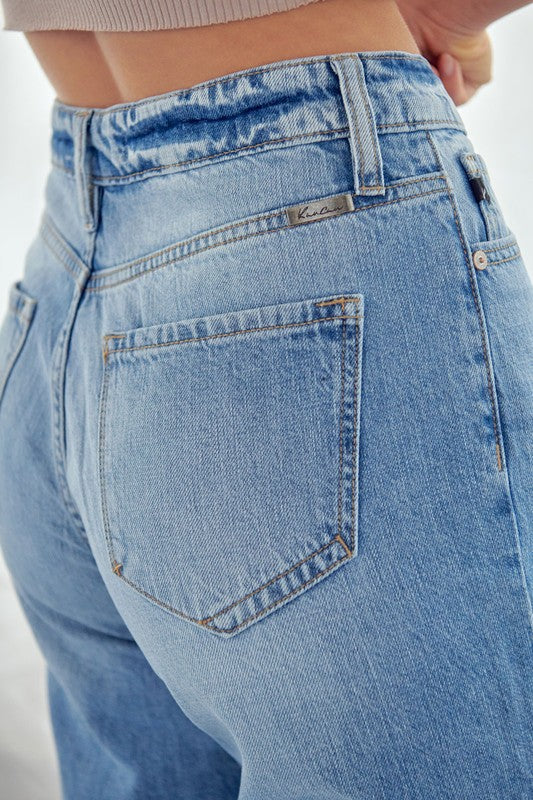 Distressed Mom Jeans