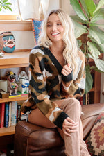 Load image into Gallery viewer, Cozy Camo Sweater
