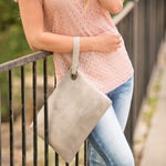 Load image into Gallery viewer, Oversized Grommet Clutch
