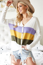 Load image into Gallery viewer, Multi Color Mardi Gras Top
