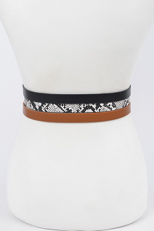 Three Piece Belt Set
