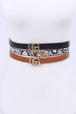 Load image into Gallery viewer, Three Piece Belt Set
