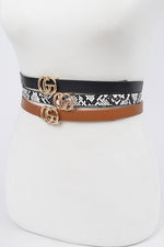 Load image into Gallery viewer, Three Piece Belt Set
