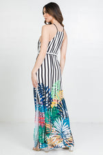 Load image into Gallery viewer, Tropical Striped Maxi
