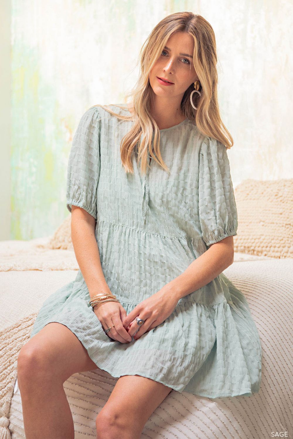 Mauve Bubble Dress