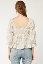 Load image into Gallery viewer, Floral Babydoll Top
