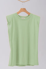 Load image into Gallery viewer, Sage Padded Shoulder Tee
