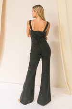Load image into Gallery viewer, Black Acid Denim Jumper
