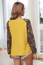 Load image into Gallery viewer, Leopard Print Sleeve Top
