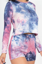 Load image into Gallery viewer, Long Sleeve Tie-dye Set
