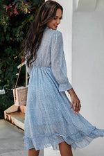 Load image into Gallery viewer, Blue Chiffon Midi
