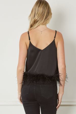 Faux Feather Tank