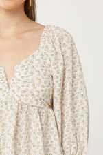 Load image into Gallery viewer, Floral Babydoll Top
