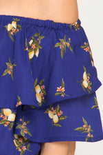 Load image into Gallery viewer, Royal Blue Crop Top
