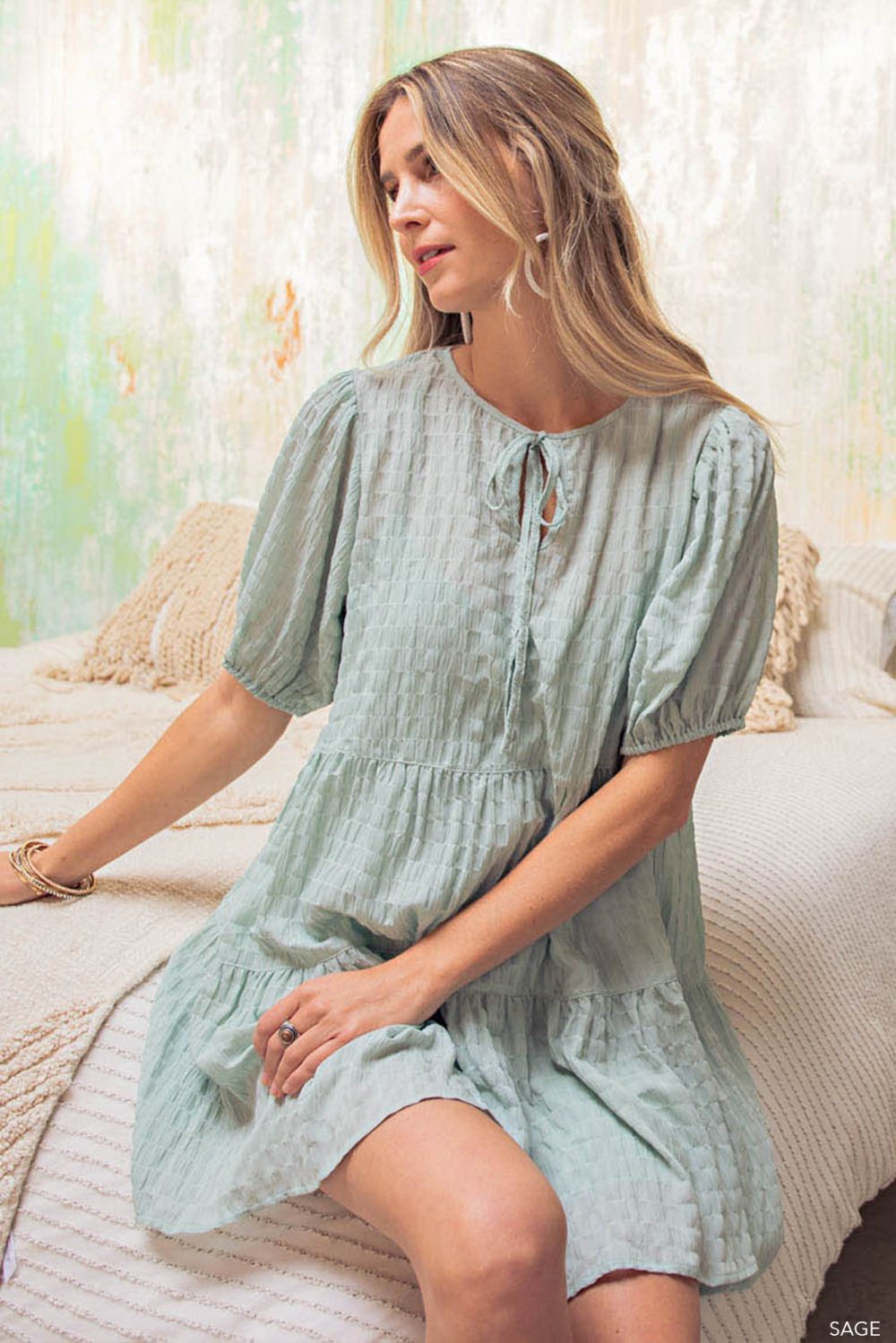 Mauve Bubble Dress