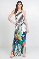 Load image into Gallery viewer, Tropical Striped Maxi
