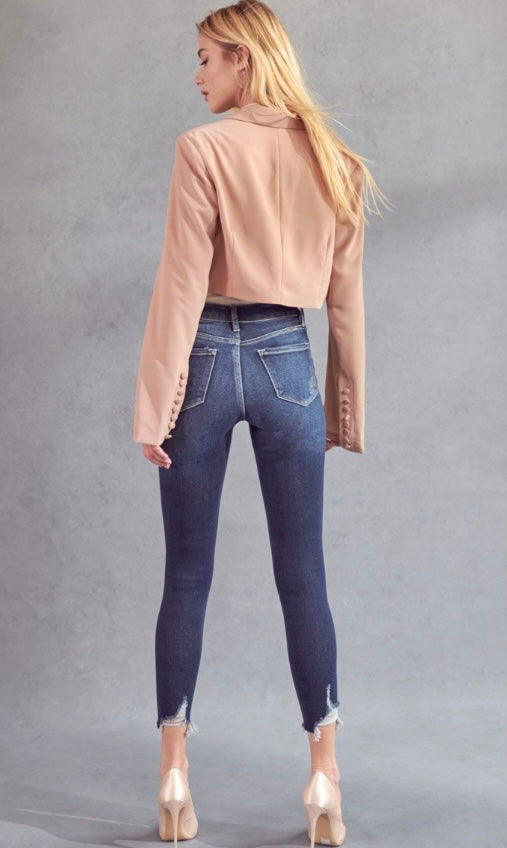 Mid Rise Denim Pant